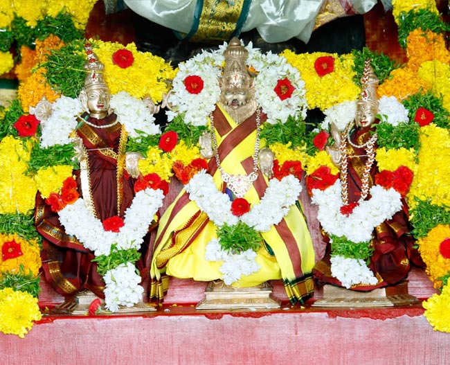 Devotees Offering Prayers